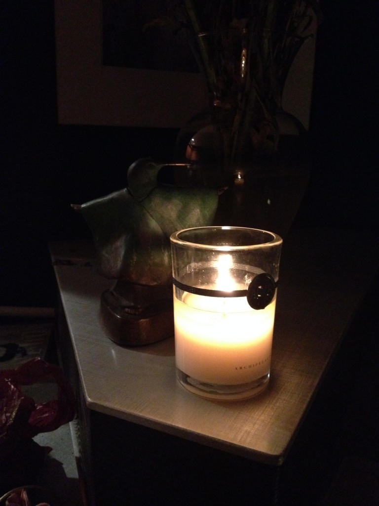 Candle for Dios de Los Muertos